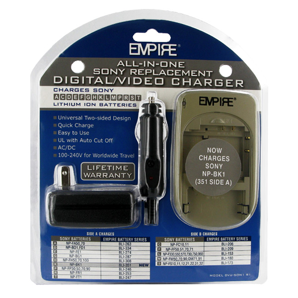 Sony Universal LithiumIon Camera Battery Charger DVUSON1 R1 Hidden